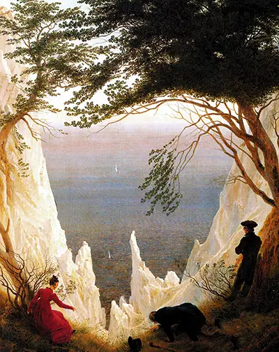 Chalk Cliffs on Rugen Caspar David Friedrich